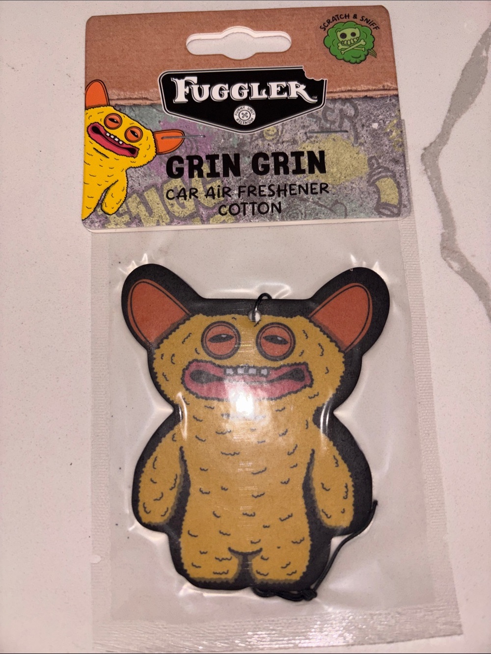 Fuggler Grin Grin Cotton Car Air Freshener